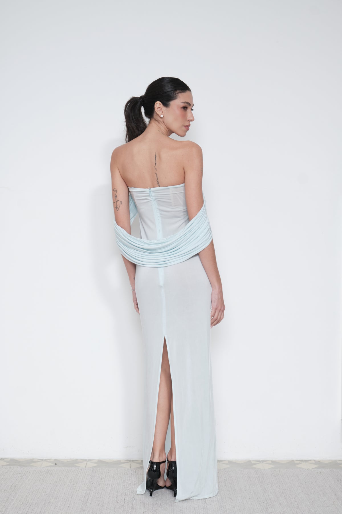 Vestido Blue Pearl
