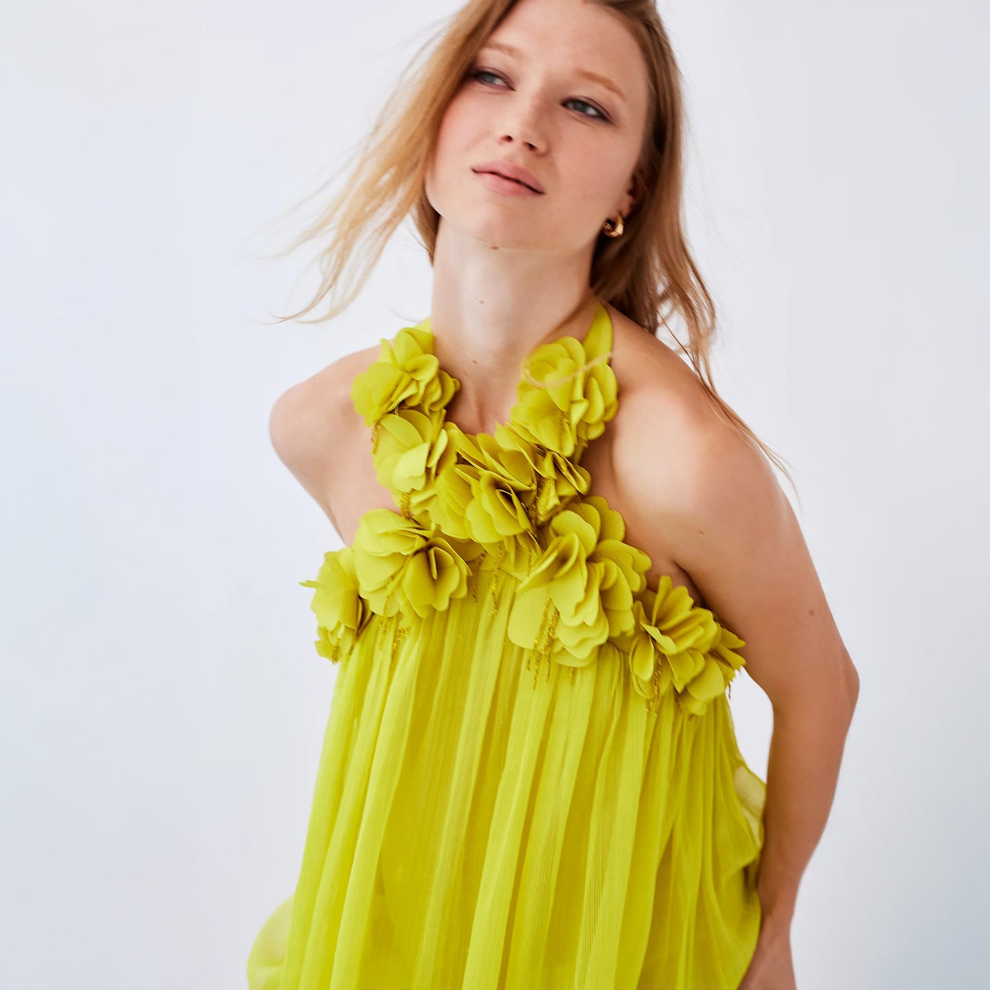 Vestido 3D Flower
