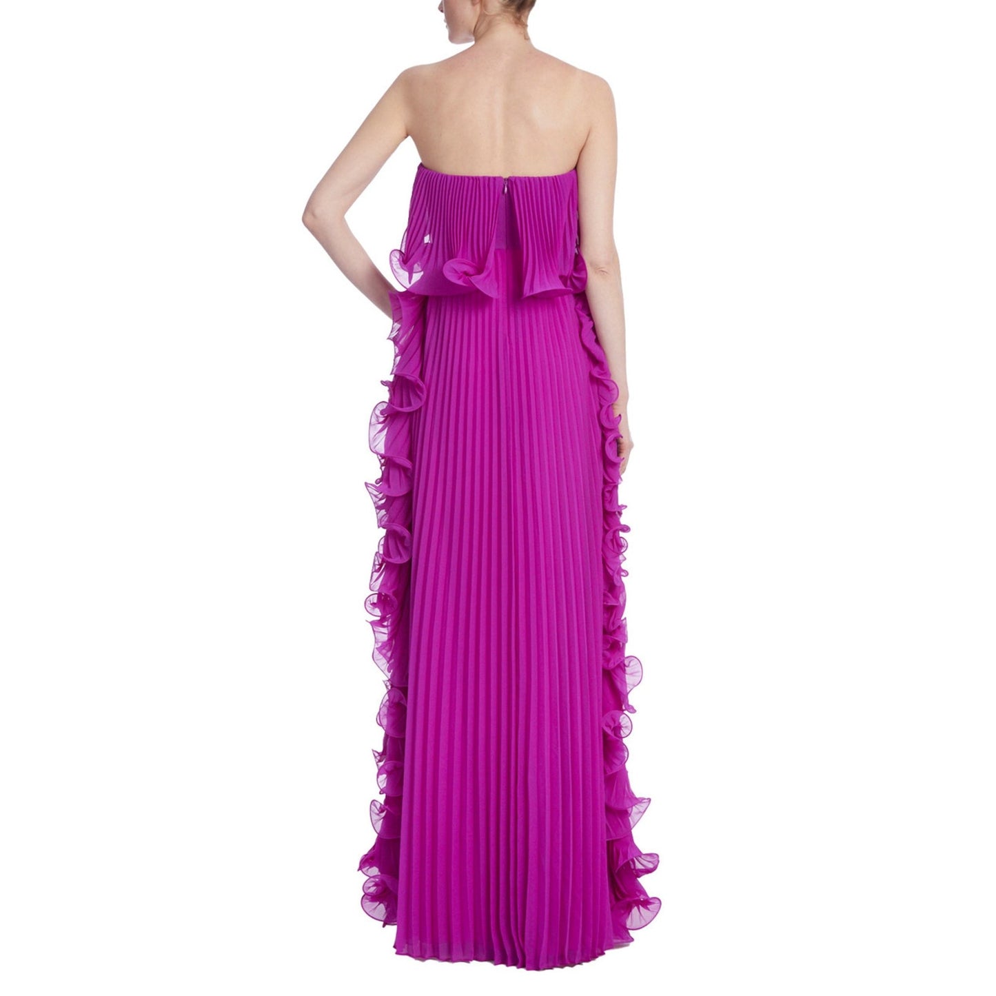 Vestido Longo Babado Ruffle - Partage