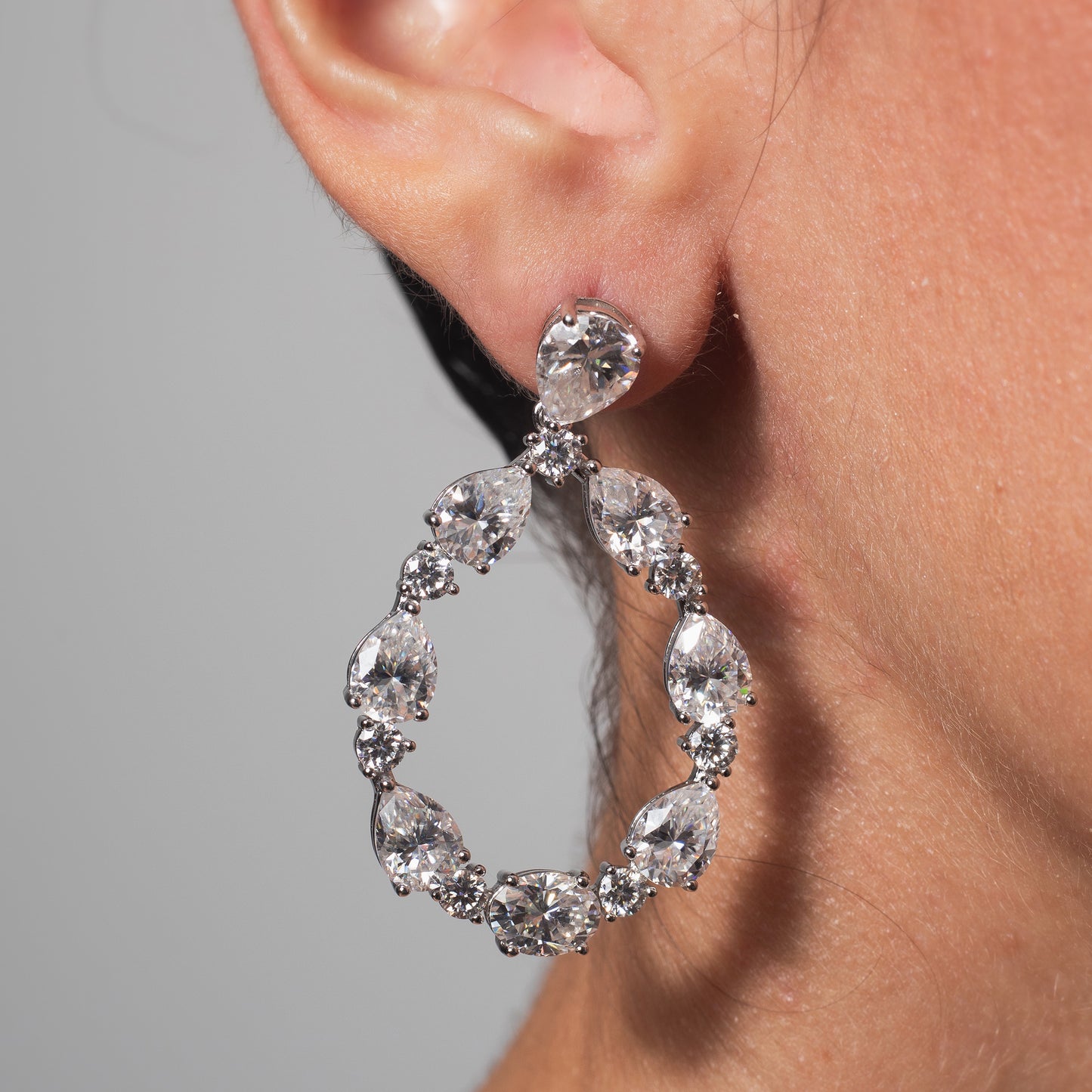 Argola Diamond Loop