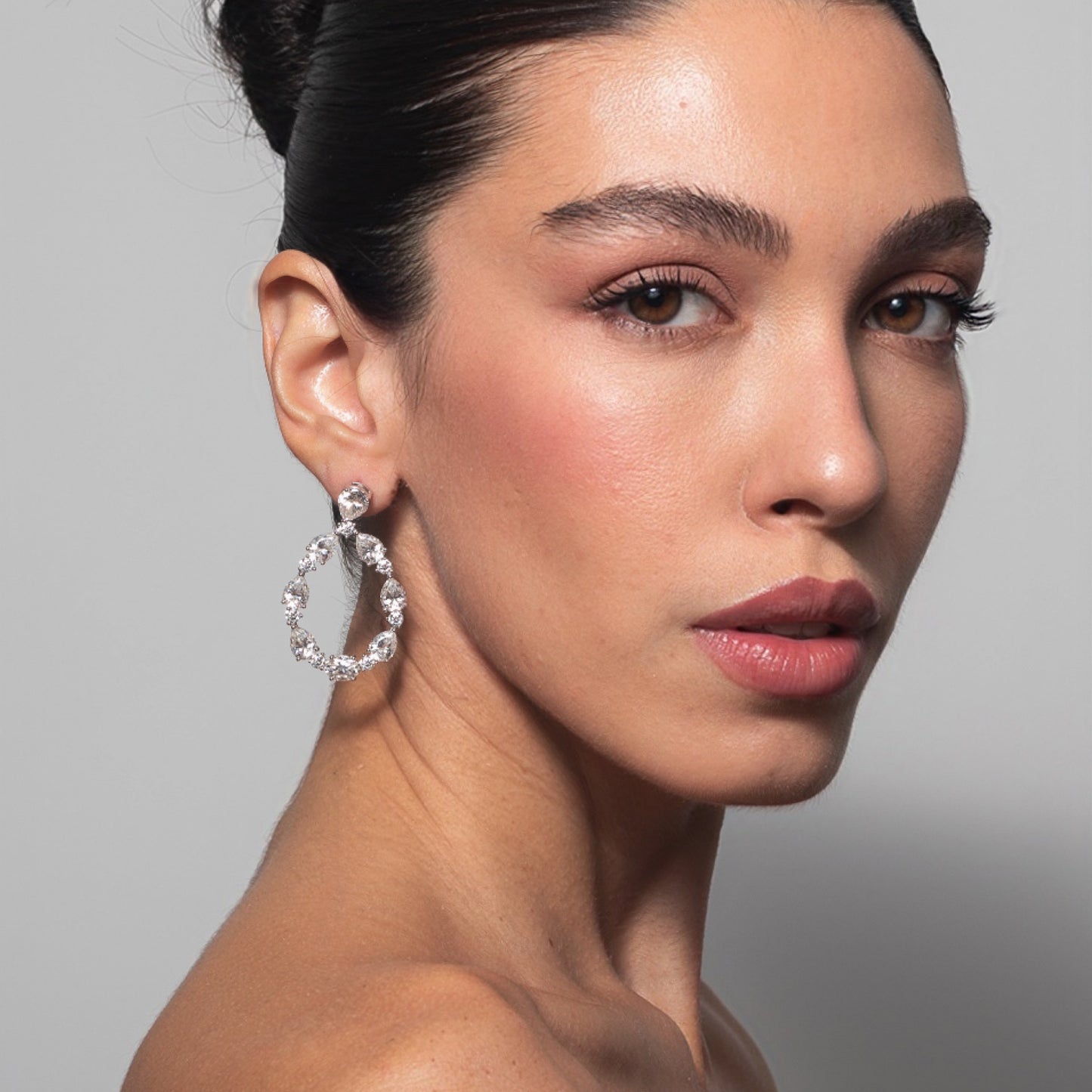 Argola Diamond Loop