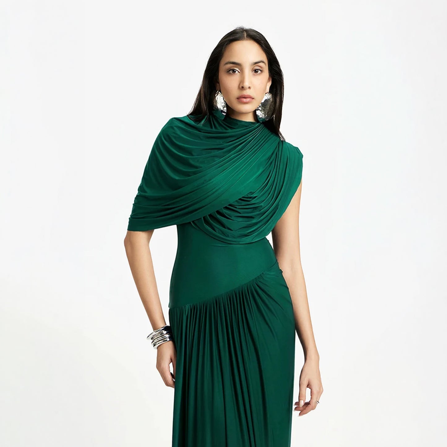 Vestido Bloom Emerald