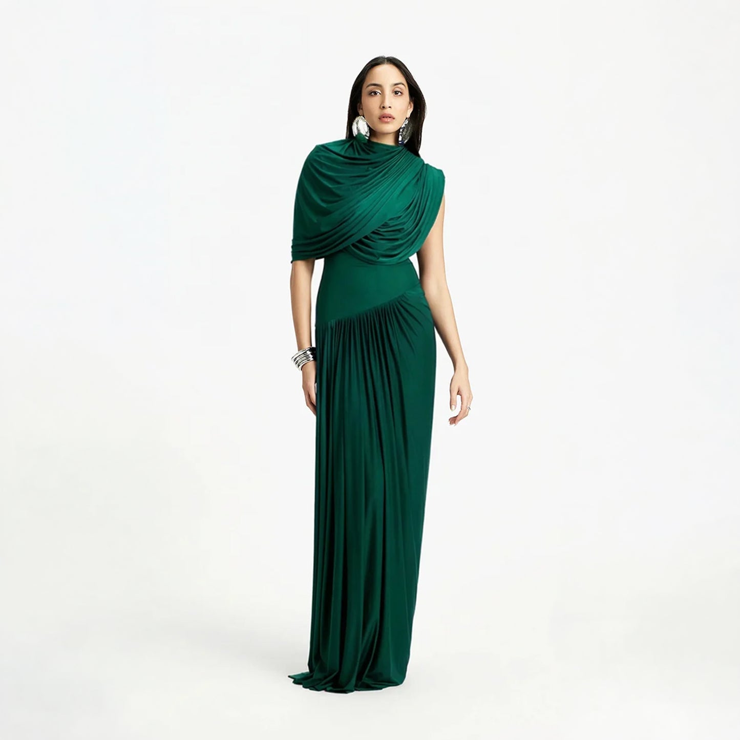 Vestido Bloom Emerald