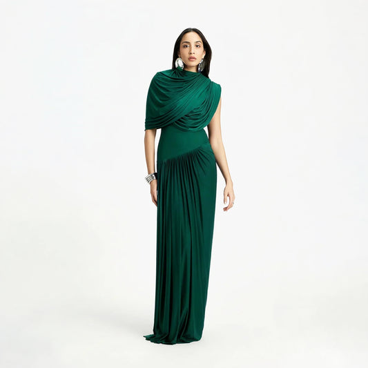 Vestido Bloom Emerald