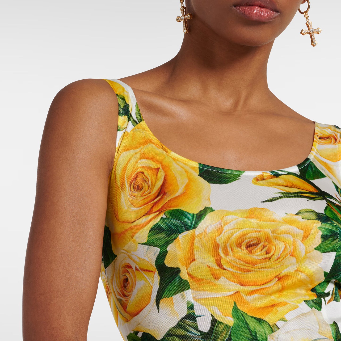 Vestido Yellow Roses
