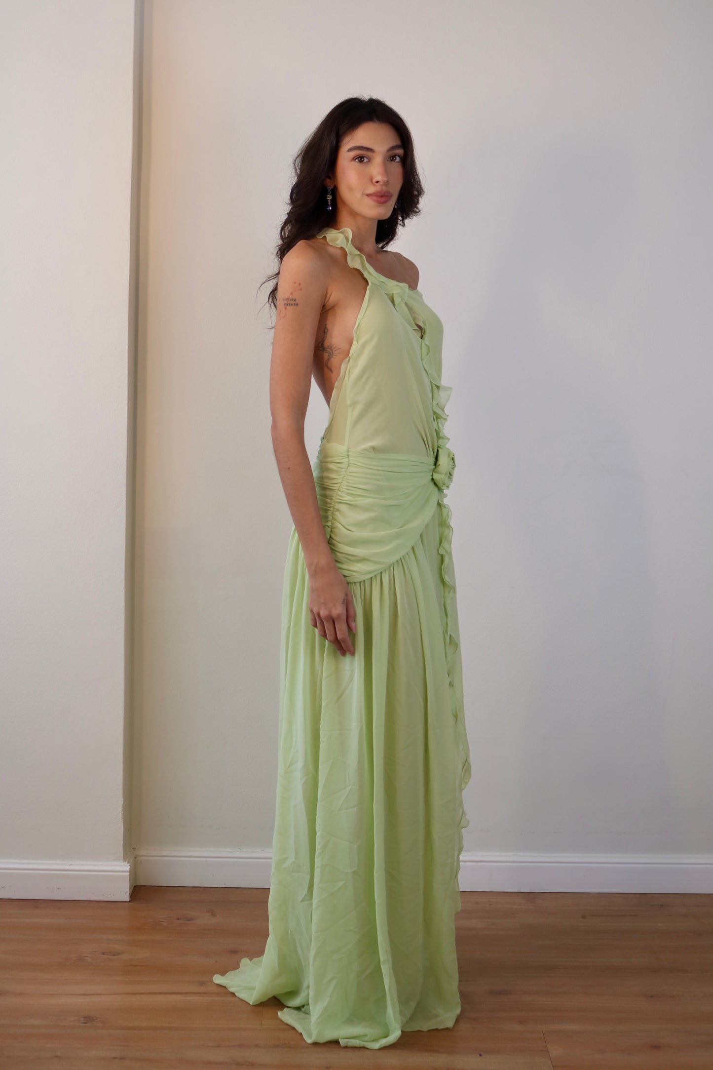 Vestido Green Rose