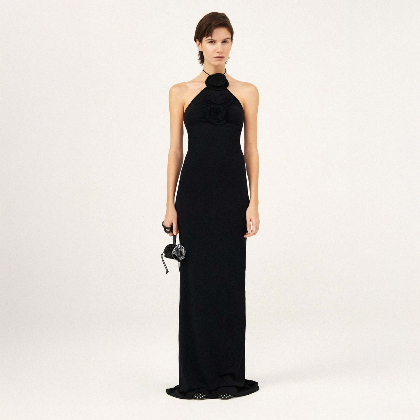 Vestido Black Roses