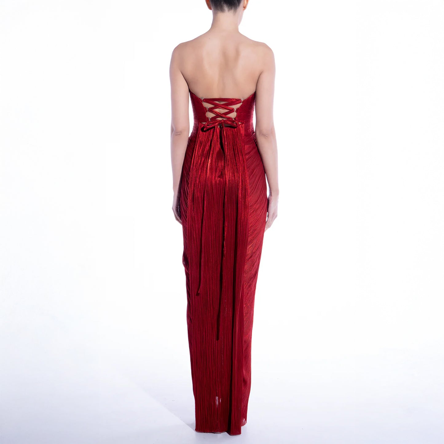 Vestido Jasleen in Red
