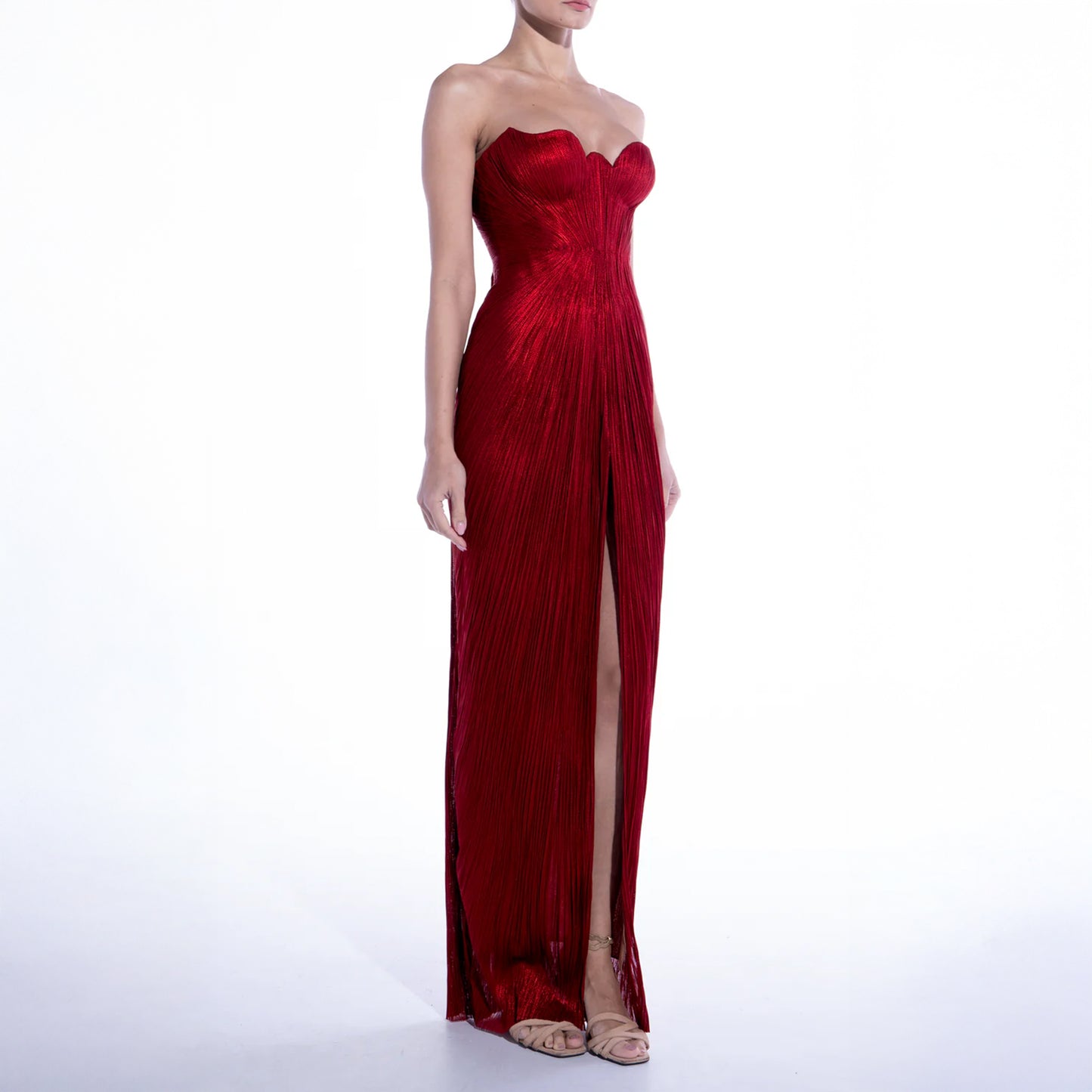 Vestido Jasleen in Red