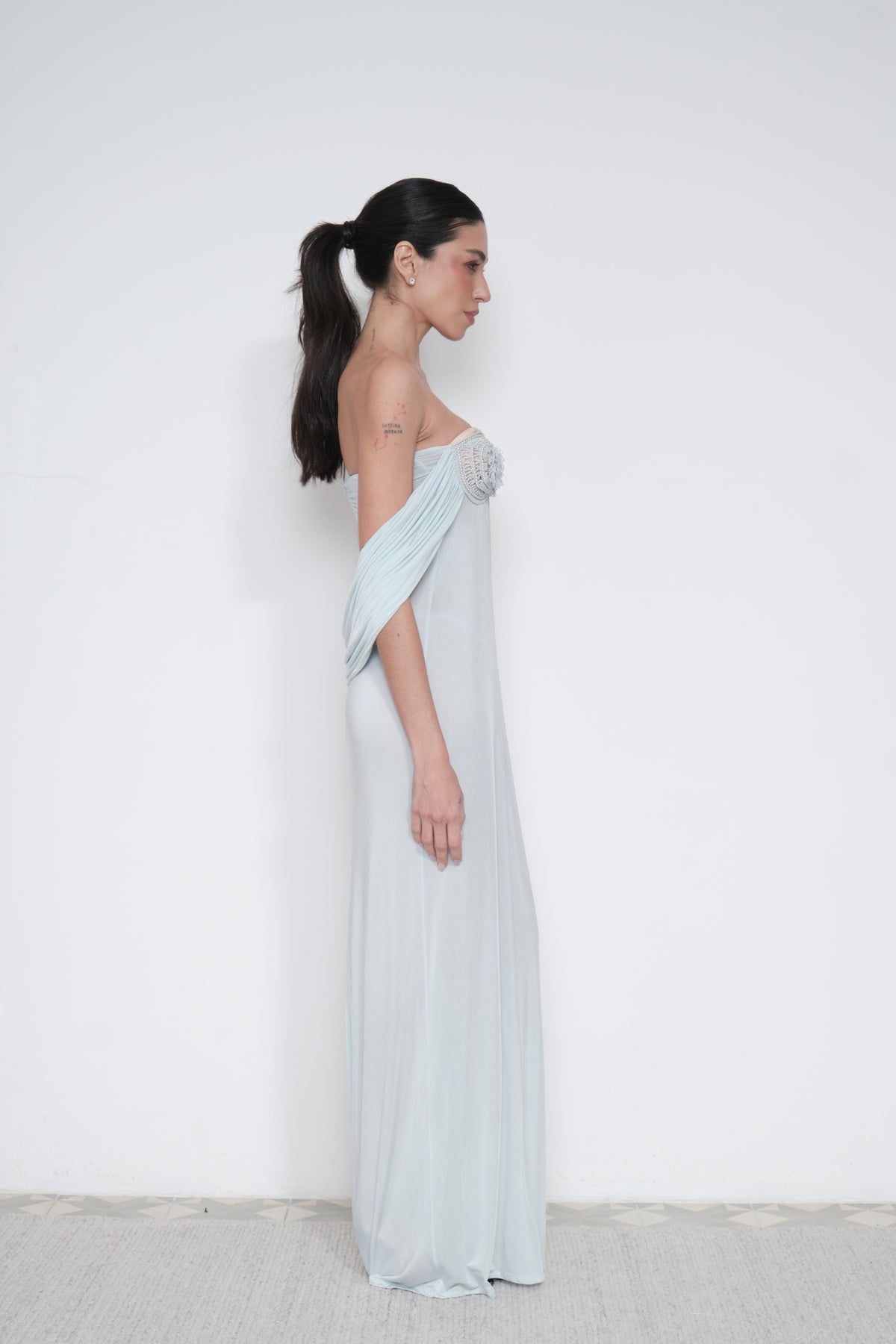 Vestido Blue Pearl