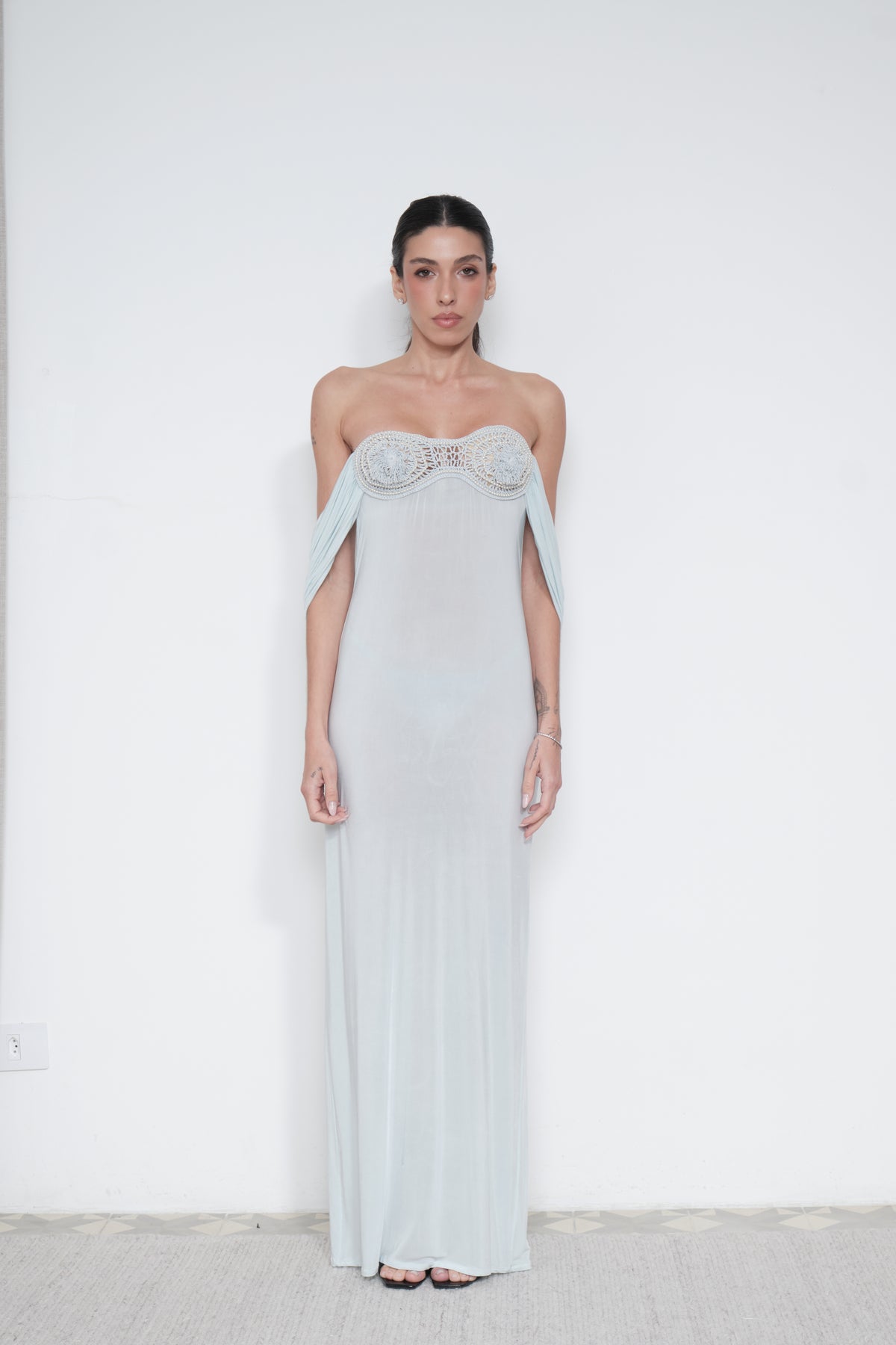 Vestido Blue Pearl