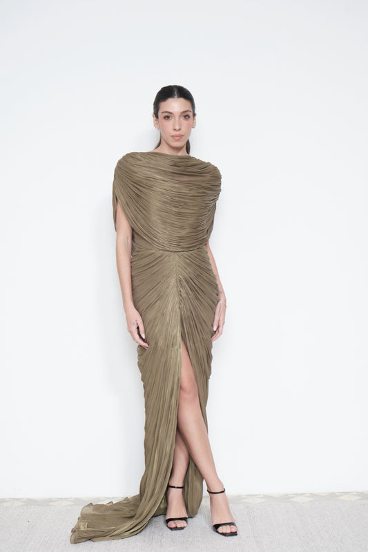 Vestido Sapphire in Olive