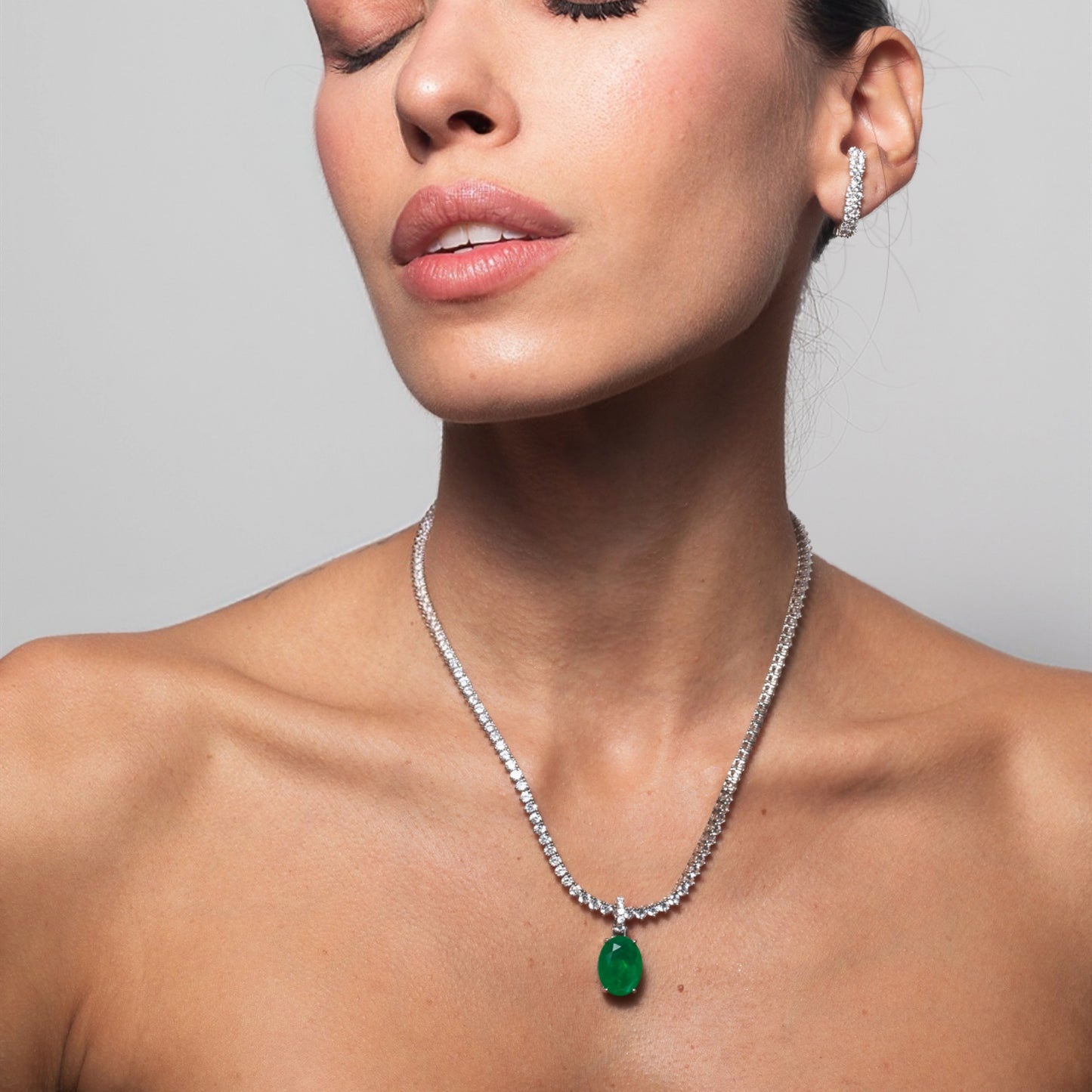 Riviera Clasica Pingente Esmeralda