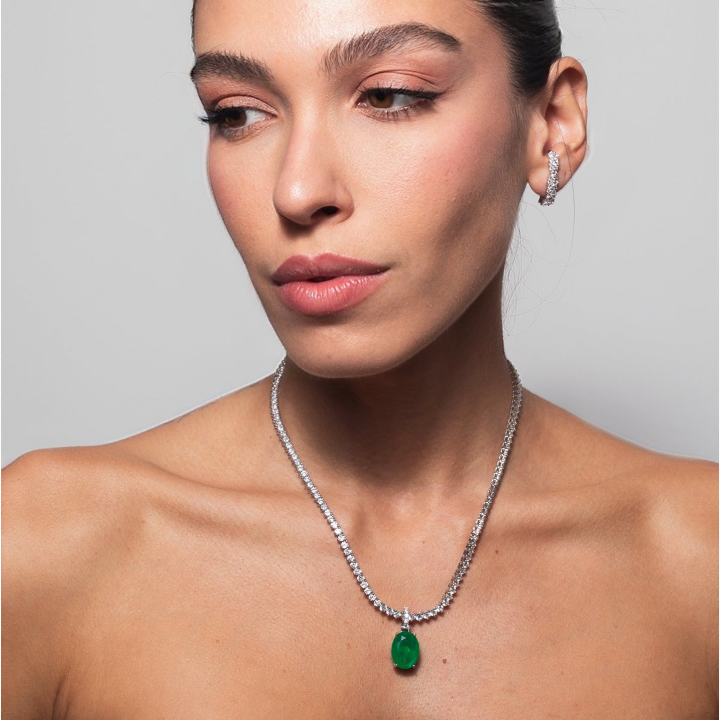 Riviera Clasica Pingente Esmeralda