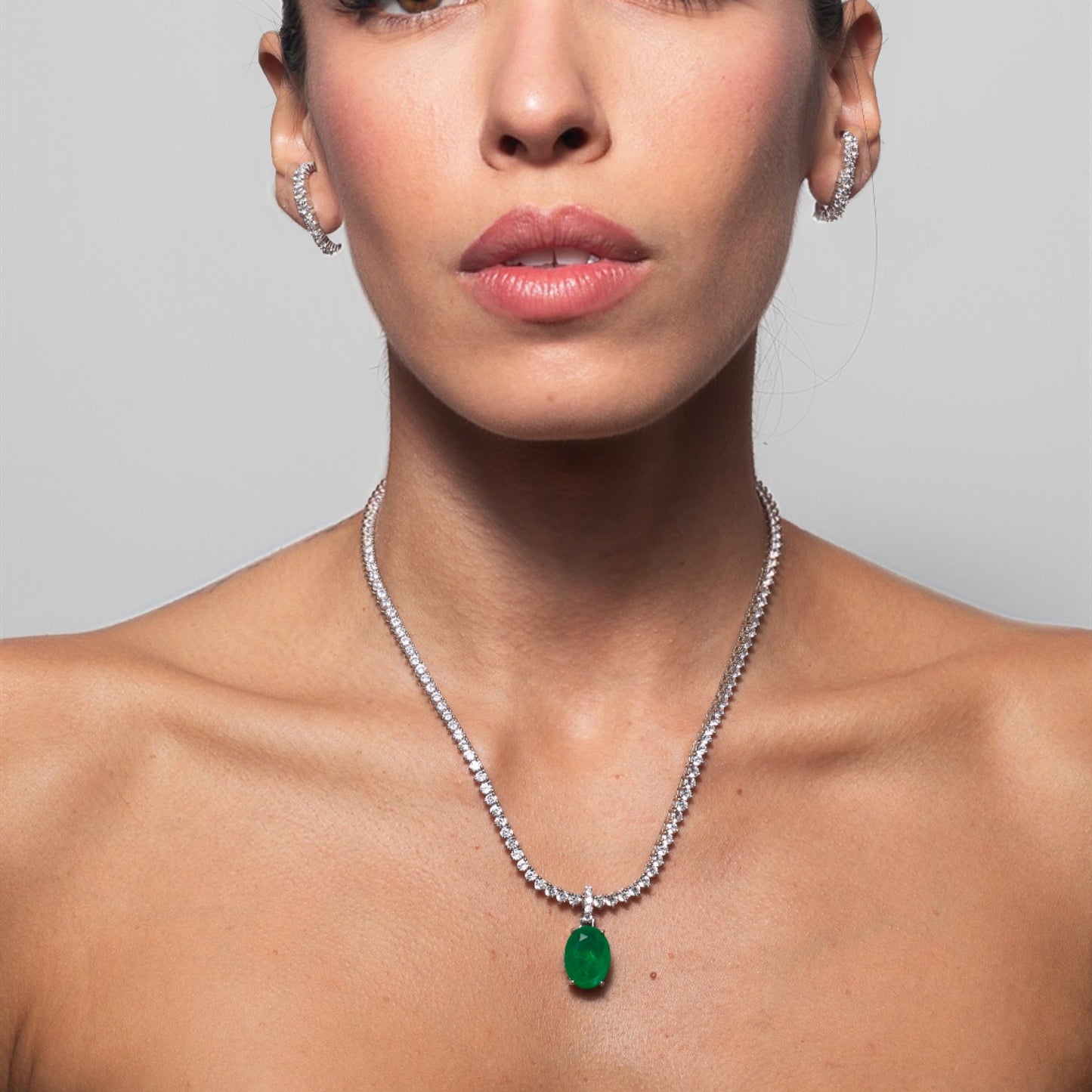 Riviera Clasica Pingente Esmeralda