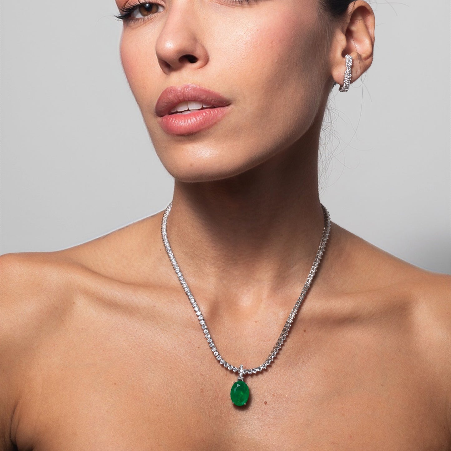 Riviera Clasica Pingente Esmeralda