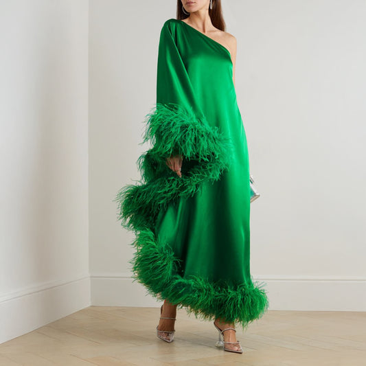 Vestido Plumas