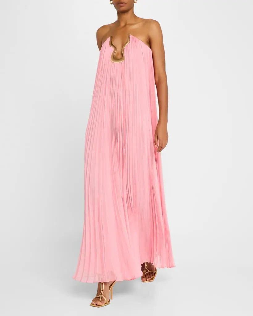 Vestido Gael Plissado