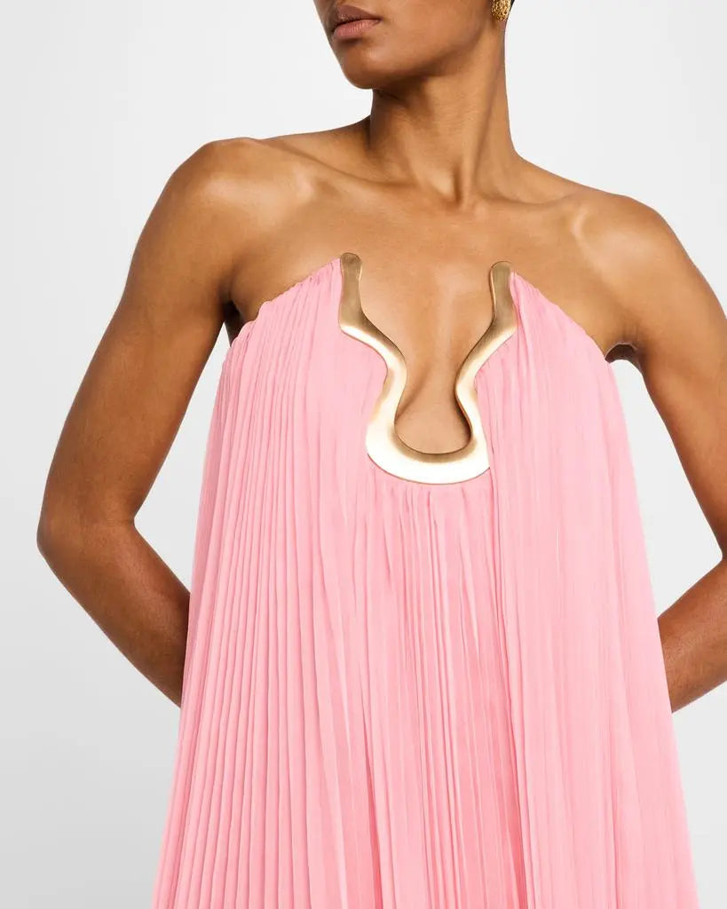 Vestido Gael Plissado