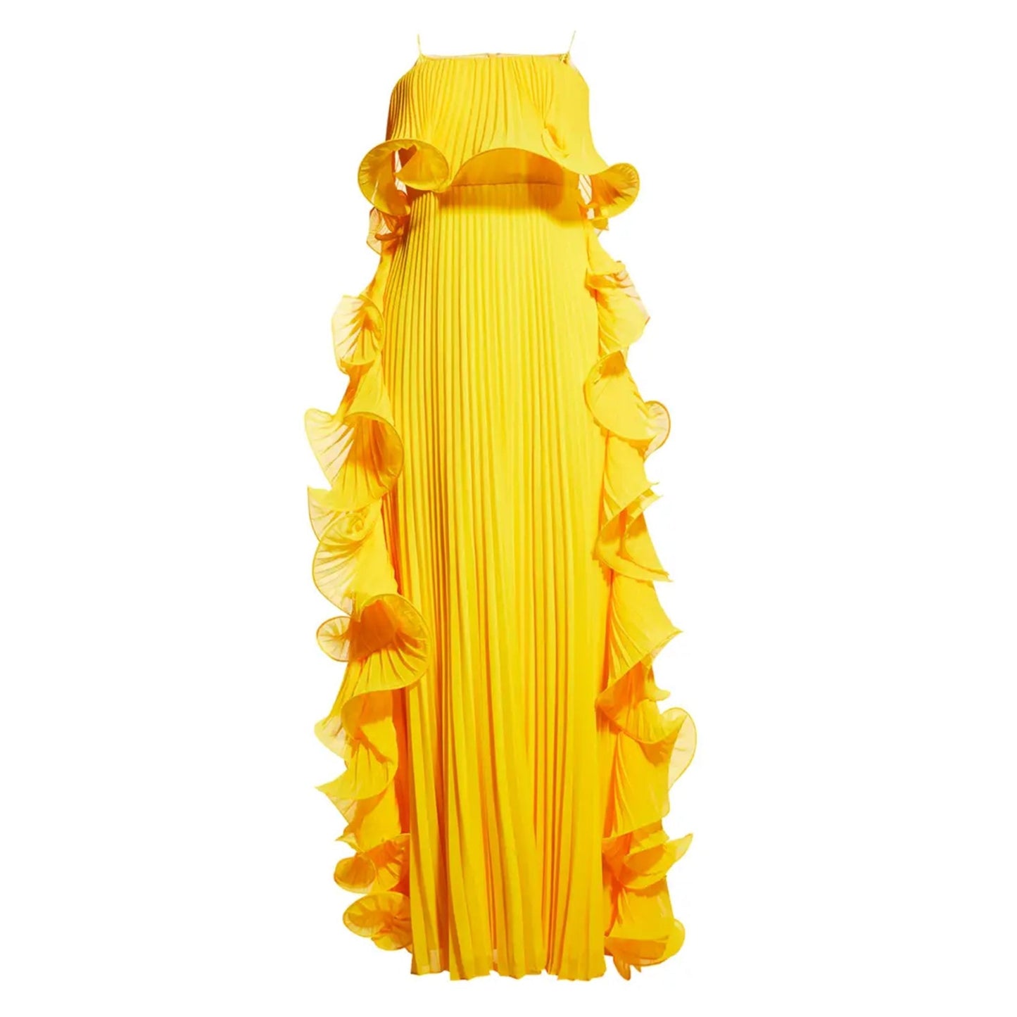 Vestido Longo Babado Sun - Partage