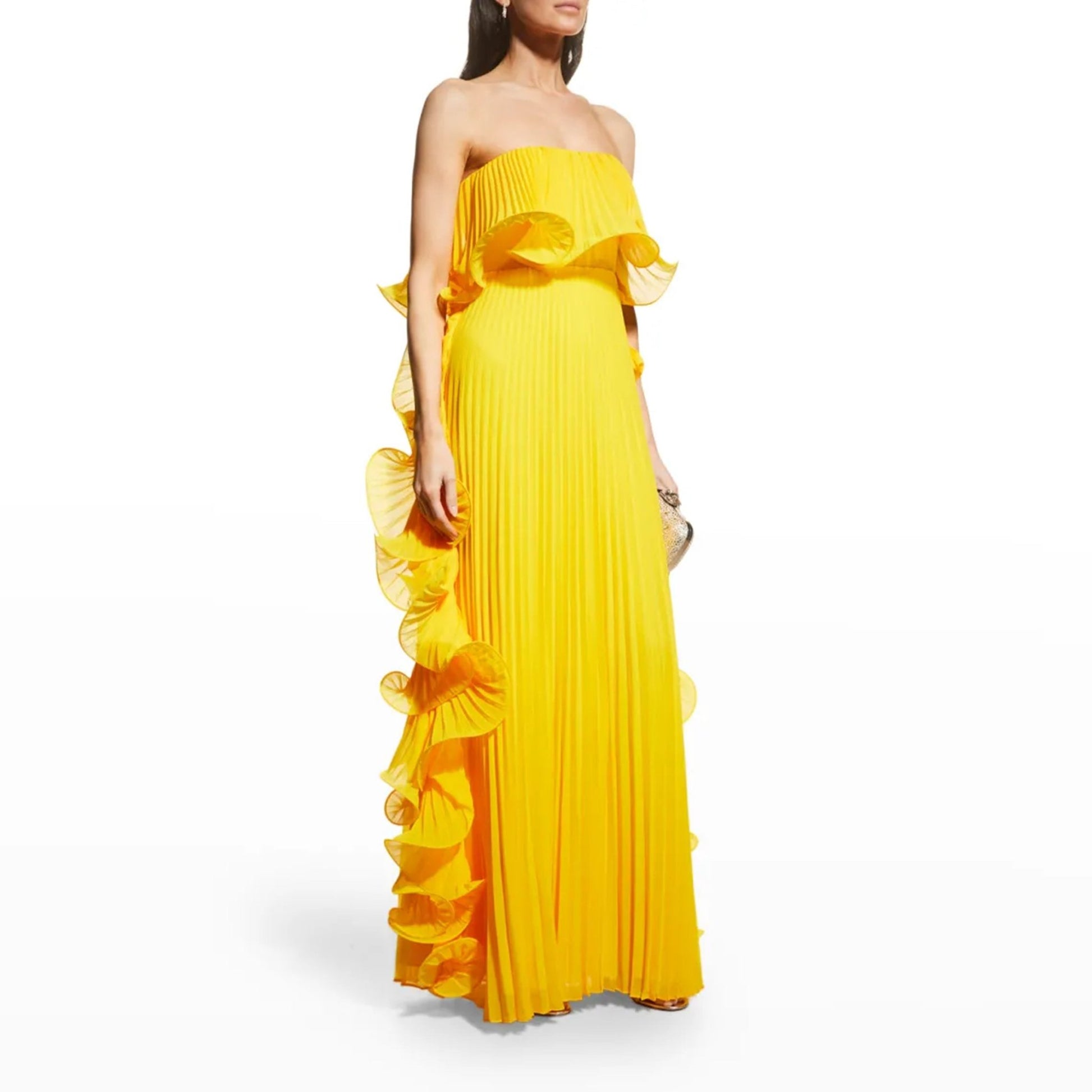 Vestido Longo Babado Sun - Partage