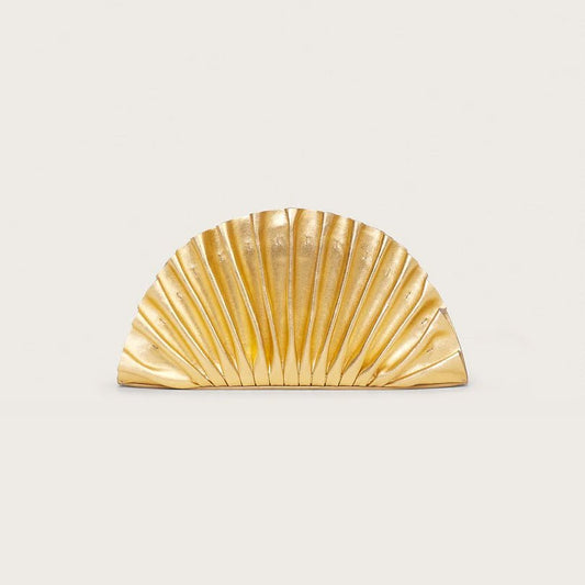 Clutch Leque Nala Dourada - Partage
