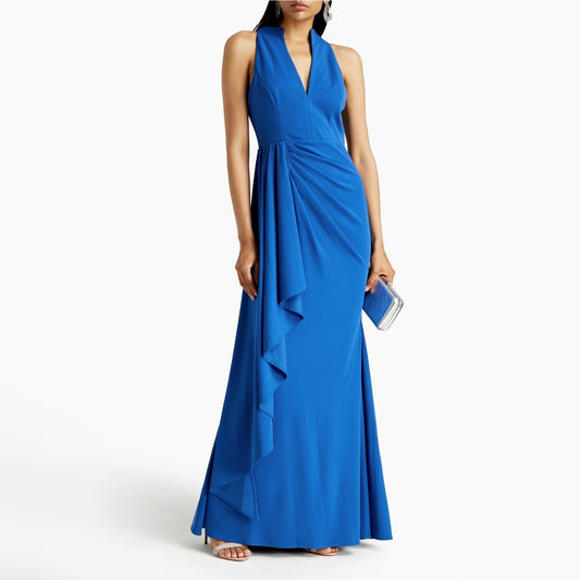 Vestido Longo Drapeado - Partage